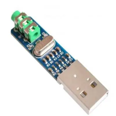 5V USB Powered PCM2704 MINI USB Sound Card DAC Decoder Board for Pomputer