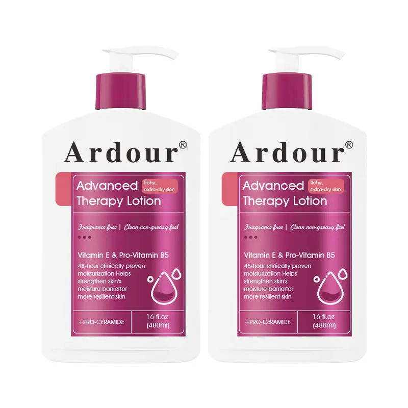 Custom Pro-Ceramide with Vitamins E and Pro-Vitamin B5 Intense Hydration for Itchy Moisturizing Hand and Body Lotion