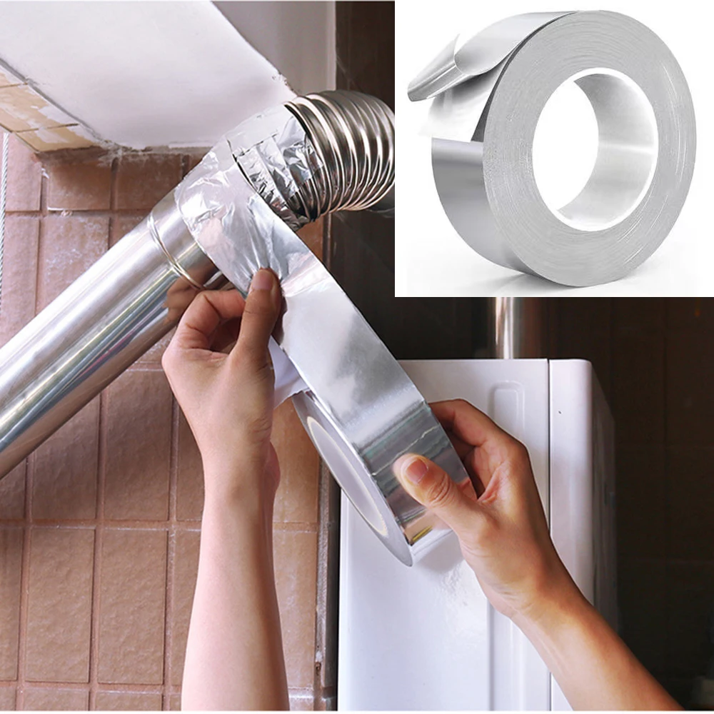 Hot selling 0.05mm leak-trapping flame-retardant thermal insulation self-adhesive aluminum foil tape