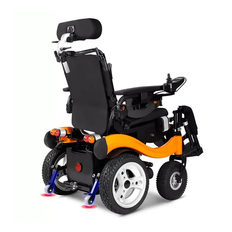 Smart Leg&Back Electric Adjustable Heavy-Duty Electric Wheelchair For Cerebral Palsy Patients 100Ah Big Battery Whleechair