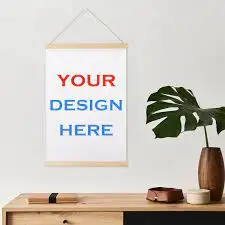 Wholesale Custom Polyester Anime Wall Hanging Scroll Banner Poster Unique Design for Home Decoration
