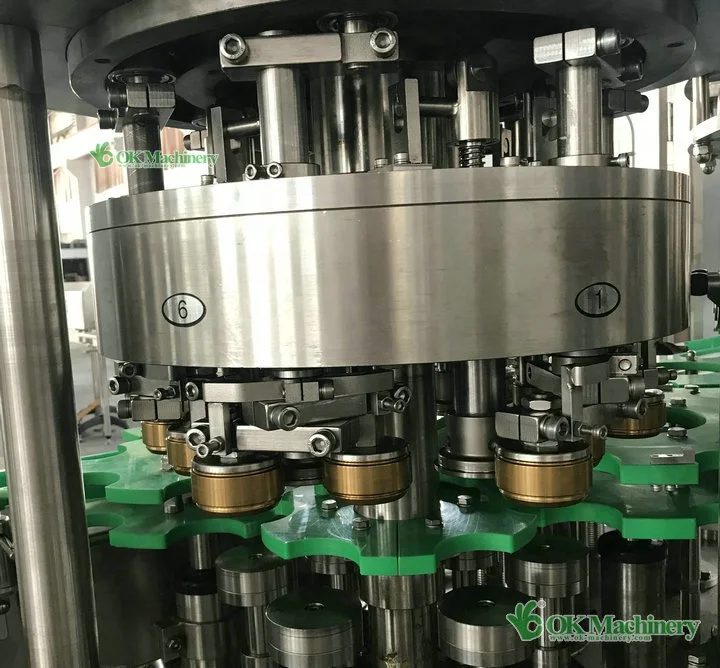 Completely Automatic Beer Carbonated Beverage Juice Soda Water Soft Drink Pet Aluminum Tin Can Filling Sealing Machine