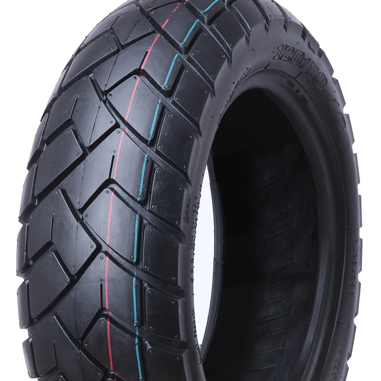 Motorcycle Tyre 120/70-10 Chinese Wheel Fat Tire Scooter
