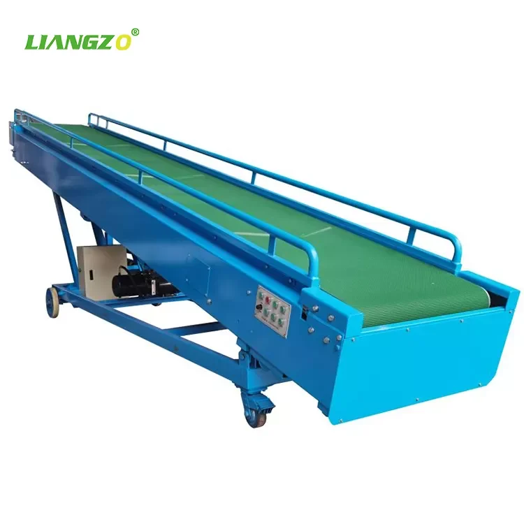 Carton Loading High Efficiency Stringent Specification Electric Portable Telescopic Belt Conveyor