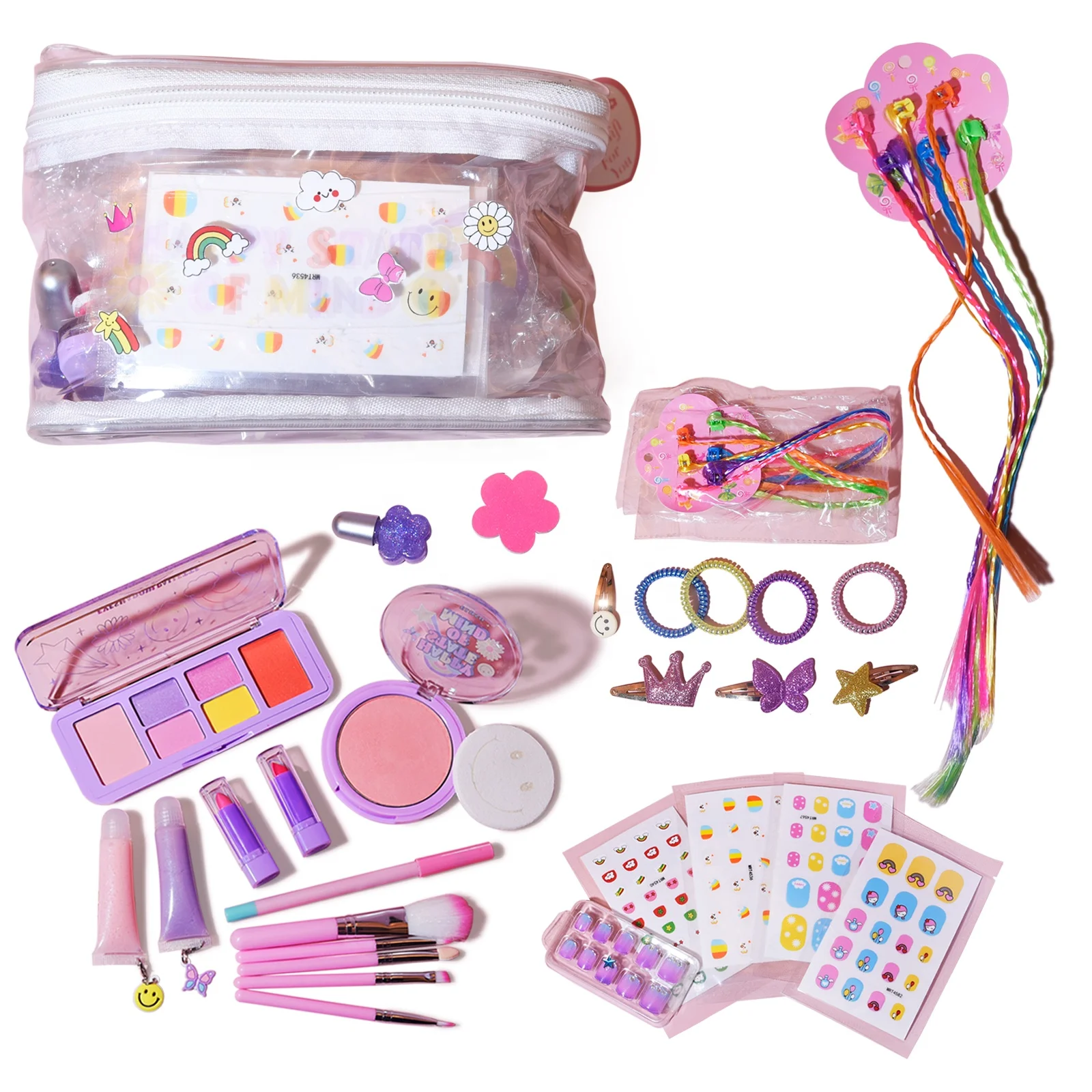 Makeup Gift Sets High Quality Custom logo Non-toxic Talc Free Kids Makeup Set