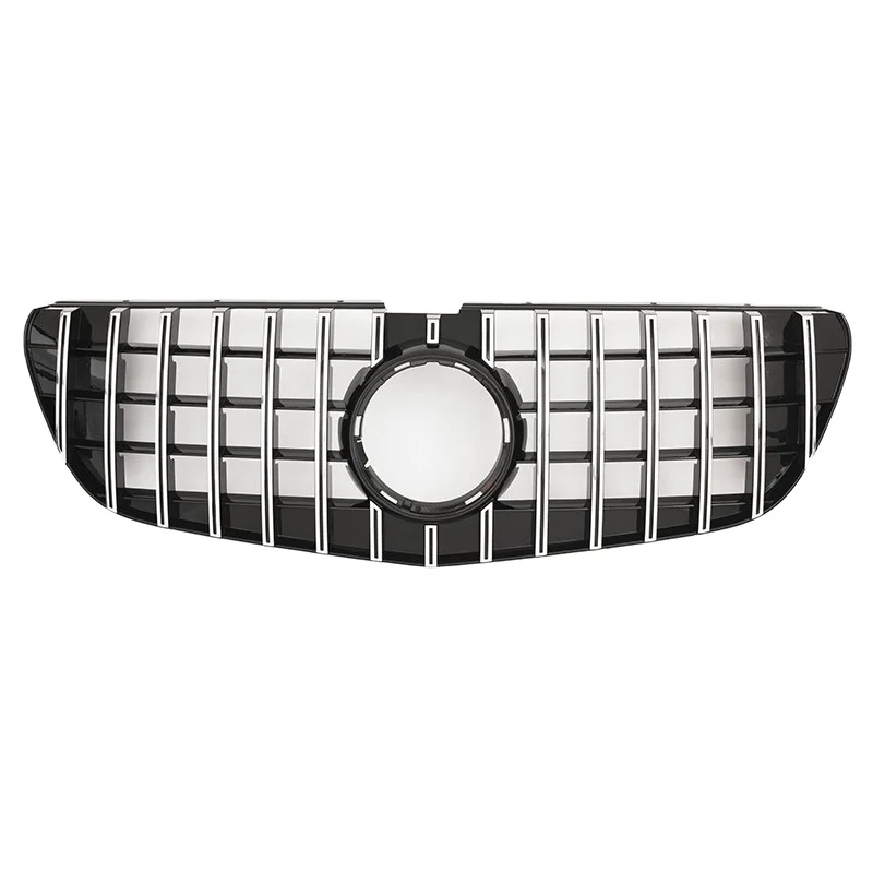 GT style car grille for Benz Vito-class W447 14-19 car chrome black
