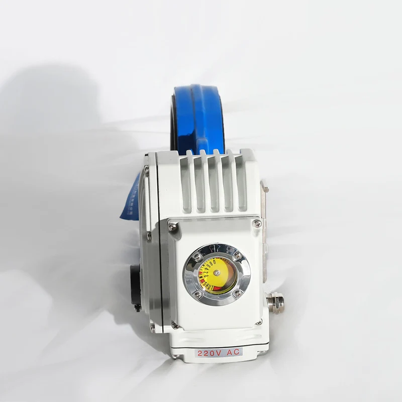 OEM Wholesale Price DN300 Electric Regulating Butterfly Valve Digital Display Valve Position AC 12V Electric Butterfly Valve