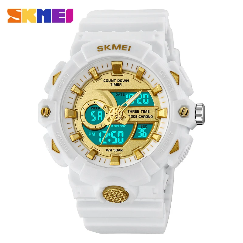 skmei 2225  waterproof men colorful outdoor digital analog sport watch outdoor