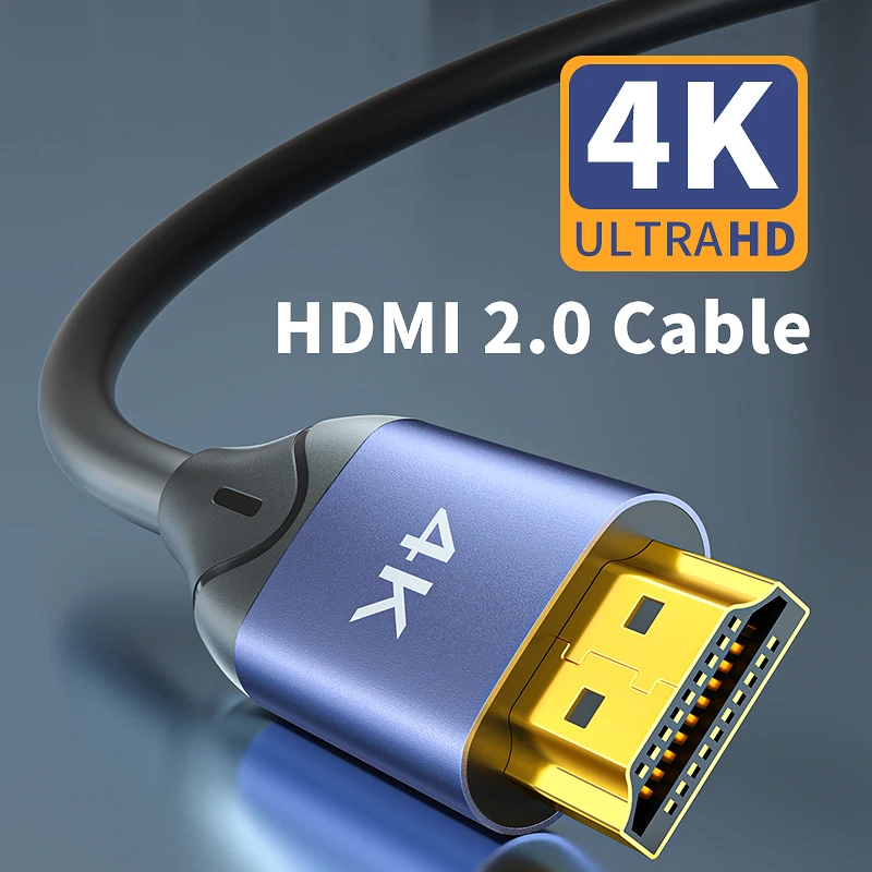 4K HDMI cables 3D HDMI 2.0 4K60HZ UHD HDTV cable 18Gbps 1m 1.5m 2m 3m 5m support PS4  computer