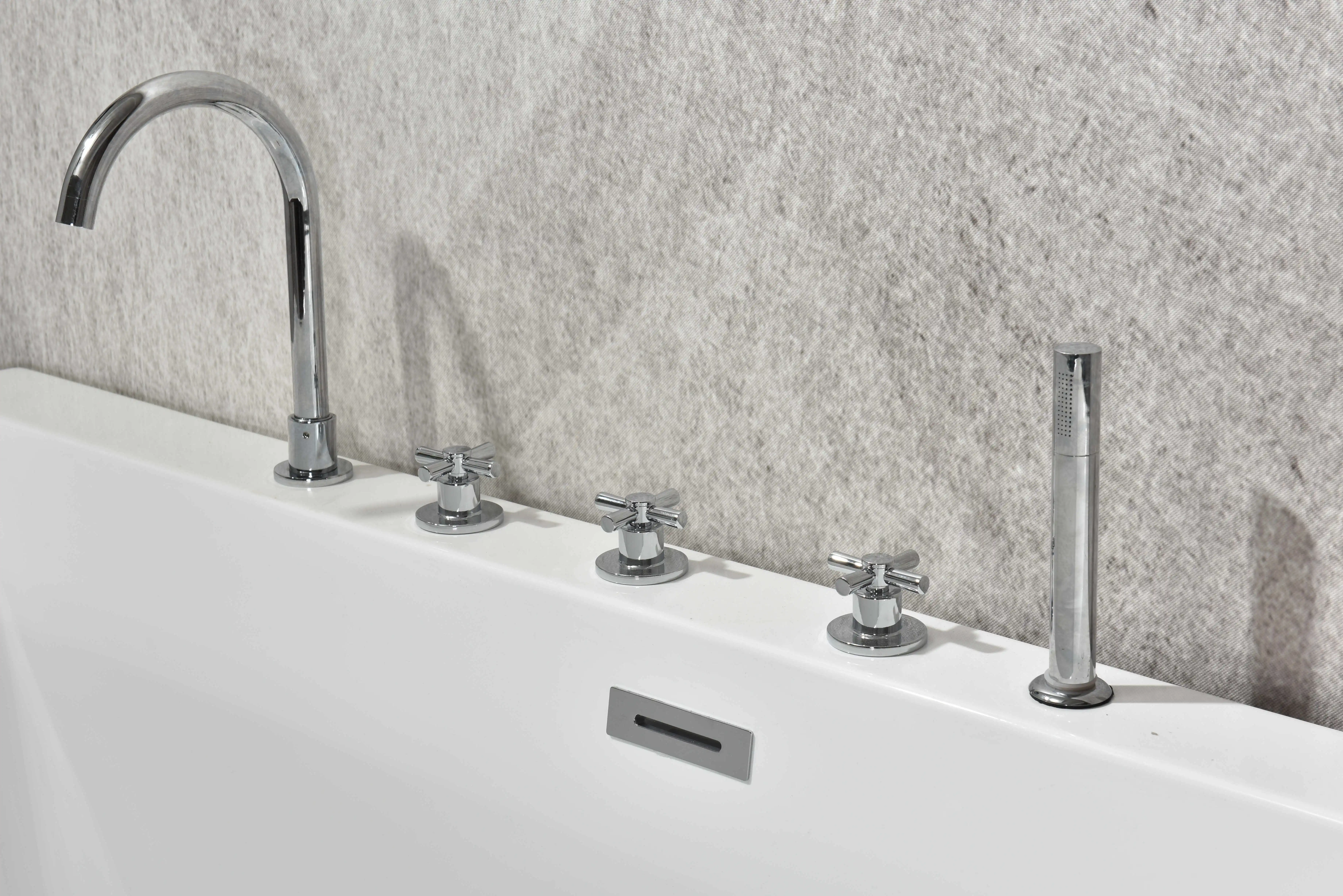 Bath Shower Faucet Luxury Sale Yellow Laser Antique Classic OEM Brass Surface bathtub faucet