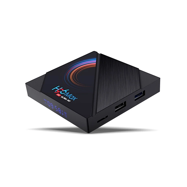  Новейшие 6K TV Box H96 MAX H616 Android 10 0 Smart 4 Гб оперативной памяти 32 встроенной памяти/64 HD 2 двухъядерный процессор Wi-Fi H96max мини HK1 коробка 3D видео