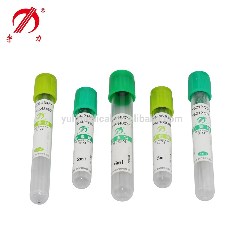 Расходные материалы медицинские vacuette сбор крови 5 мл одноразовые стерильные стекла heparin натрия трубки