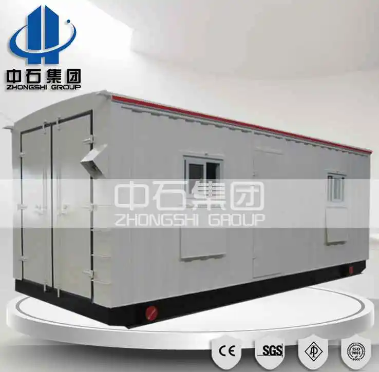 Container house for temporary oilfield worker camp and drilling construction
