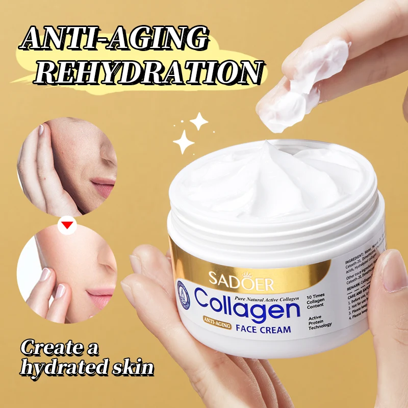 High quality f Collagen cream  Facial Double Whitening Made With 100% Pure New Crystal Soap