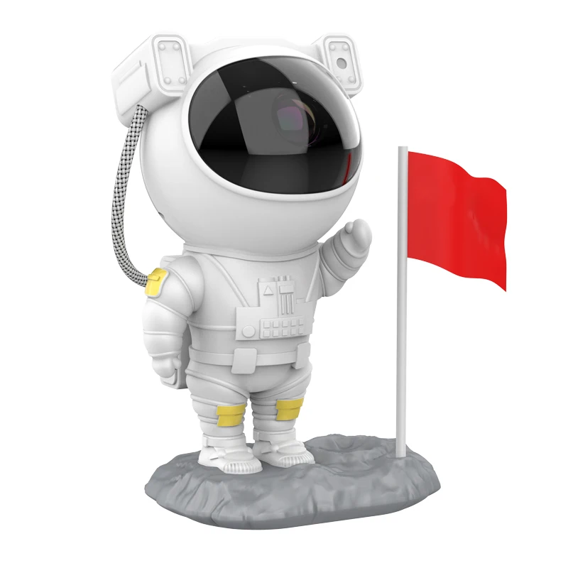 Wholesales Dropshipping PVC Projection Lamp Astronaut Starry Light Projector Star LED Astronaut Shaped Astronaut Projector