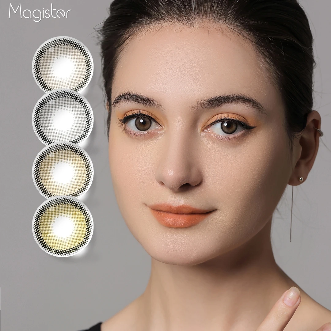 Magister Roze contact lens 6 months soft colored contact lenses wholesale power contact lenses