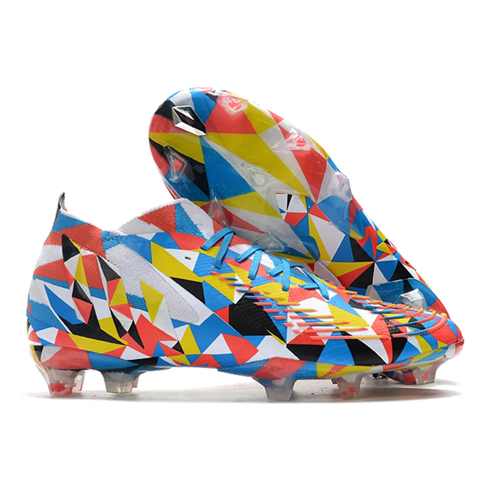 Wholesale High Quality Embossed Upper Rubber Tpu Outsole Soccer Shoes Football Junior Soccer Shoes For Men