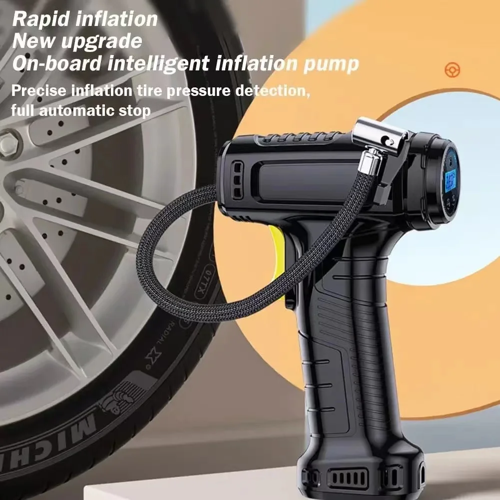 12V 150pis wireless portable car tires bicycle tires basketball tires fast emergency electronic inflation air pump