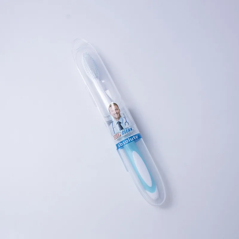 Custom Logo Adult Wholesale Health Care Portable High quality oral cleaner Daily travel comfortable soft bristle toothbrush