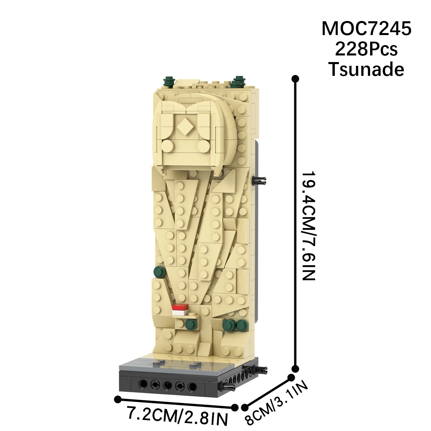 MOC7241-7247 японский Senju Hashirama Tobirama аниме MOC кирпичи Juguetes DIY строительные блоки Развивающие детские игрушки для мальчиков