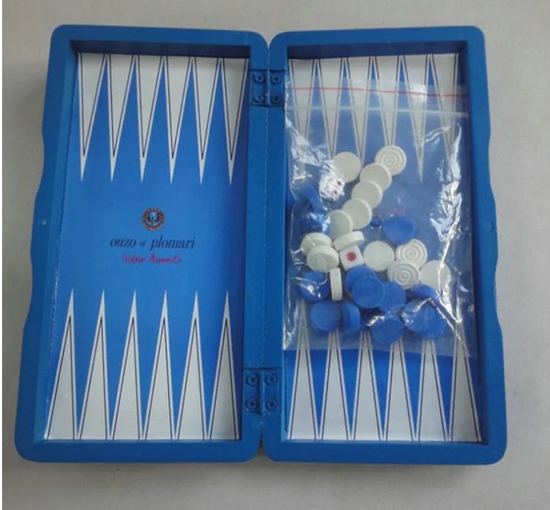 Portable and Travel Backgammon Board Game Set  With Wooden Case for Adults & Kids Board Game