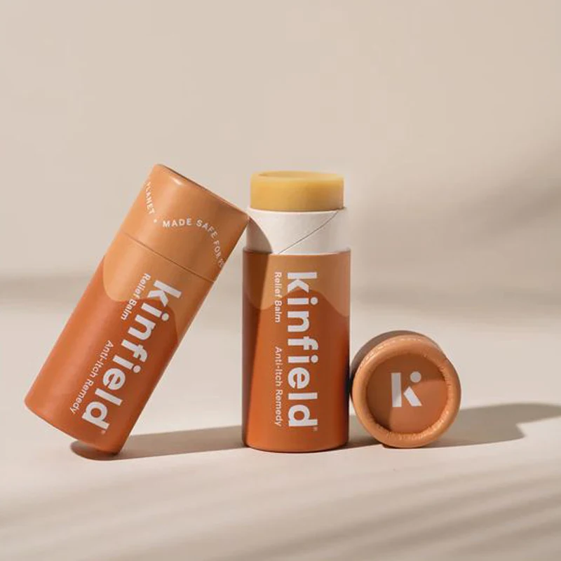 Biodegradable Recycled Cosmetic Sunscreen Cream Container Push Up Paper Tube Deodorant Stick Packaging Container