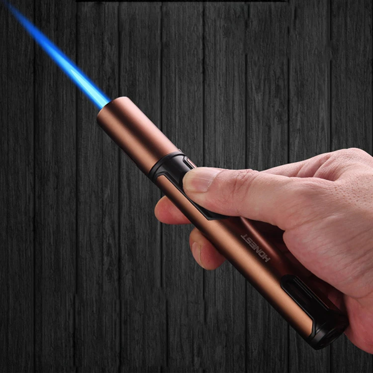 2021 Высококачественная надувная Зажигалка для сигар газовая сварка кухонная Бутановая зажигалка сигарет оптовая продажа