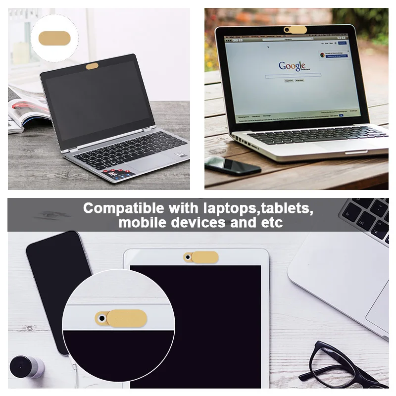 Paper webcam cover eco-friendly material  slider for laptops computer and mobile phone