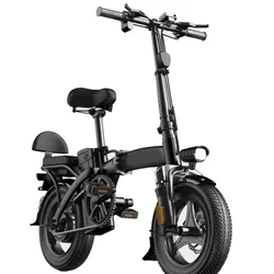 Fast Delivery 1401 Steel Folding Electric Bike 25km/h Speed City Bike 10AH 350W Motor Electric Bike Motorcycle E-bicycle E-bike