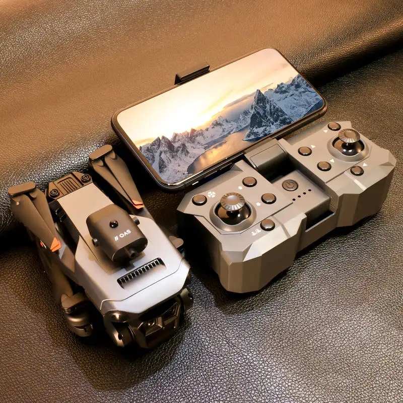 JHD New K6 Max Mini Drone Professinal 3 Cameras Wide Angle Optical Flow Localization Four-way Obstacle Avoidance RC Quadcopter