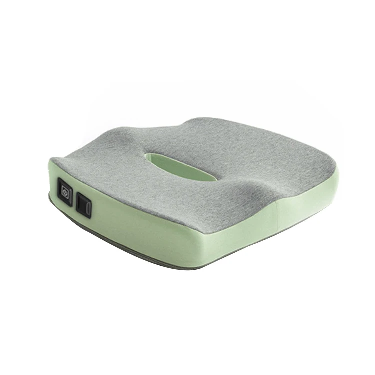 Mydays Tech Outdoor Memory Foam Heated Seat Cushion Ergonomic Office Heated Chair Cushion for Tailbone Pain Relief Back Pain