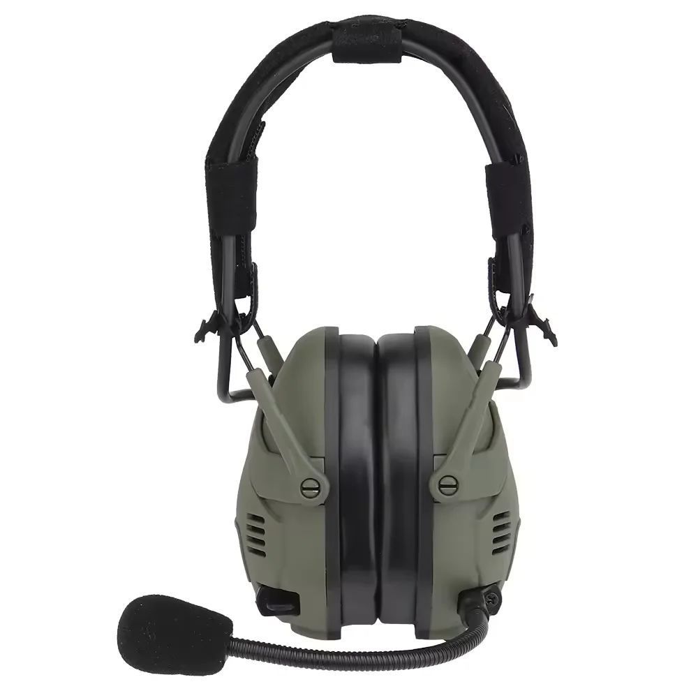 Sounds Pickup And Noise Reduction Earmuffs Outdoor Shooting Headphones Tactical Communication Headset For Tactical Helmet