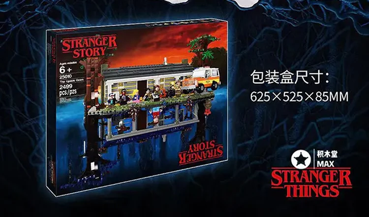 2022 New Plastic Kids Toys for Children Gift Building Blocks Bricks Compatible 75810 Stranger Things The Upside Down 11538Popula