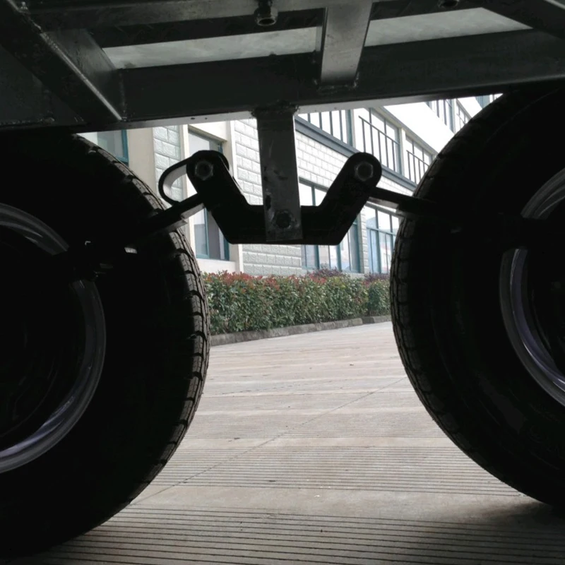 Utility Hot Dipped Galvanised Car Carrier Tandem Trailer With Cage For Sale