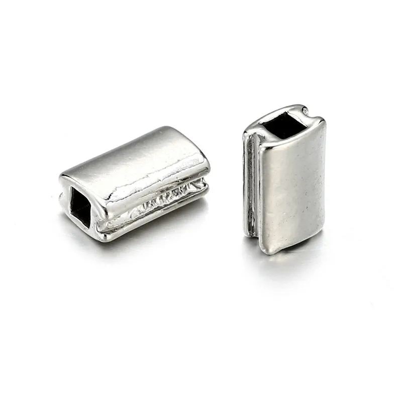 Square Bracelet Accessories Alloy Electroplating Four Dispersion Beads Accessories DIY Jewelry Pendant Manufacturers Wholesale