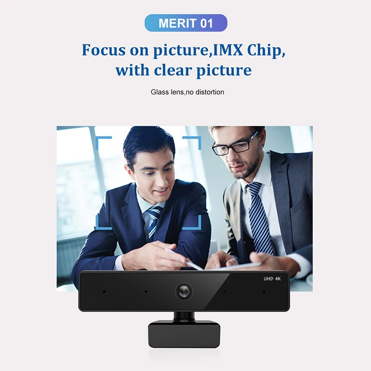 4K Hd 30-Frame Smooth Video Intelligent Automatic Noise Microphone 4K Hd Zoom Camera Auto Tracking Video Conferencing