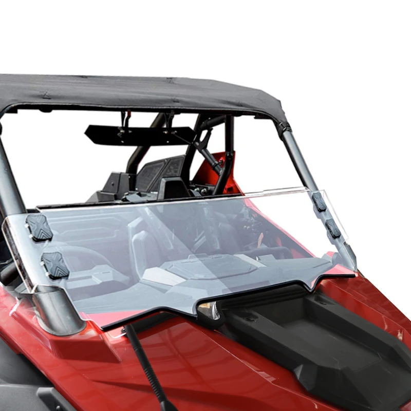 UTV Parts Non-Scratch Resistant Half Windshield for Polaris RZR  Pro 2020