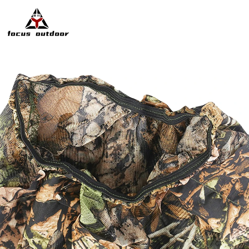 Ghillie Camouflage Leafy Hat 3D Full Face Mask Headwear Turkey Camo Hunter Fishing Headgear Cap Hunting Accessories
