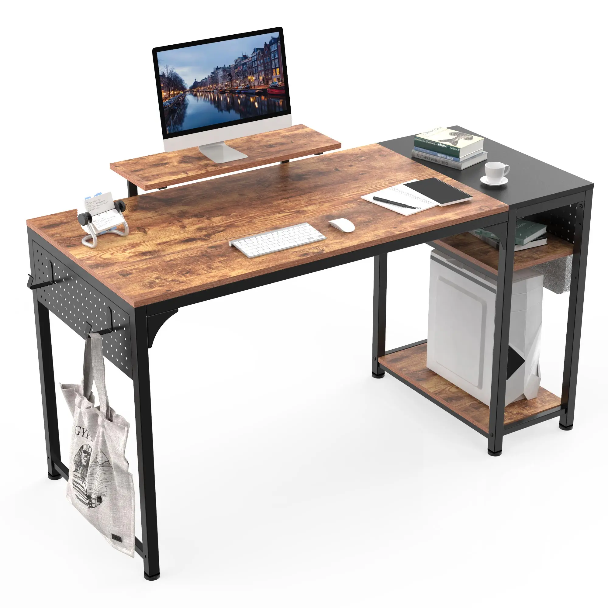 Home Office Furniture Modern Design DIY Used Metal Wooden Computer Desk For Sale