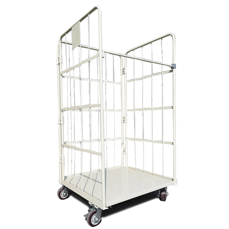 Сверхмощная Складная нержавеющая проволочная сетка контейнер для хранения