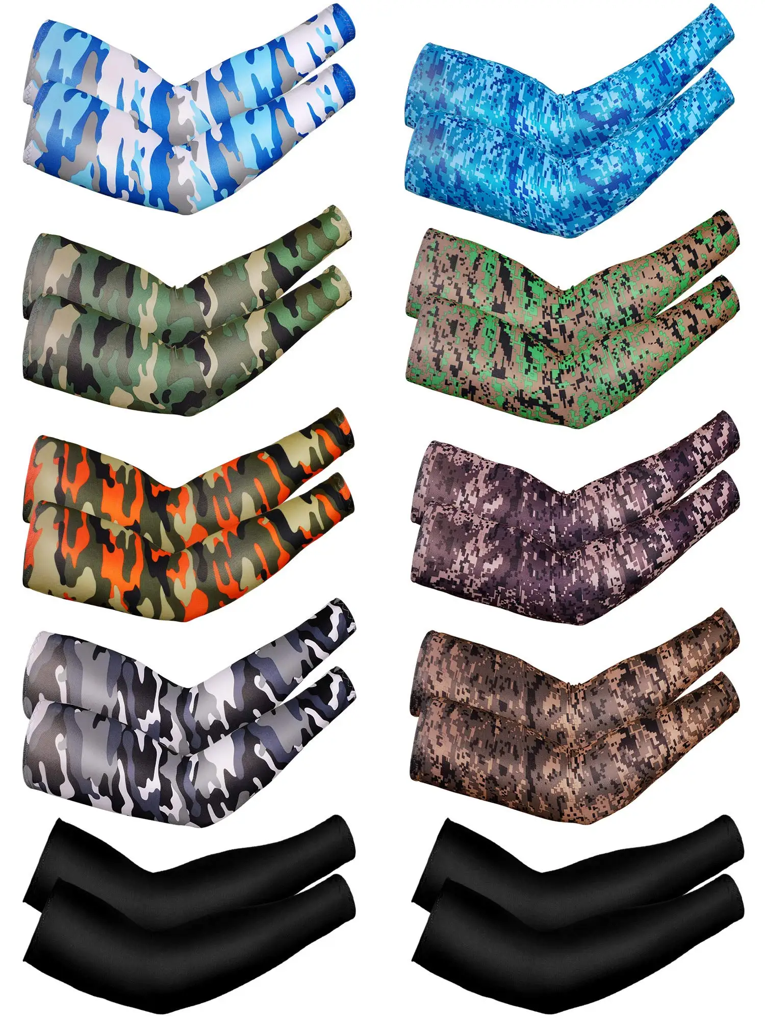 Компрессионные рукава для рук с отверстиями для большого пальца спортивные нарукавники для рук