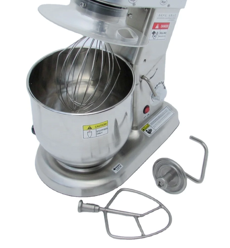 Commercial Bakery Heavy Duty Planetary Kitchen Dough Mixer Machine 10L Industrial Food Mixer Machine