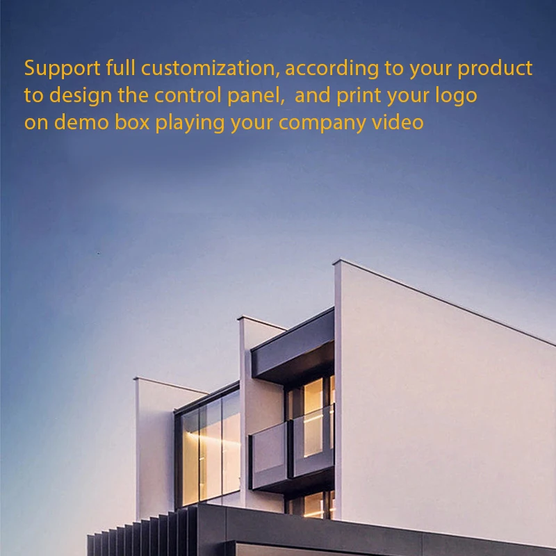 Demo box for smart home showcase, support ODM and OEM to print your logo on box and easy to carry