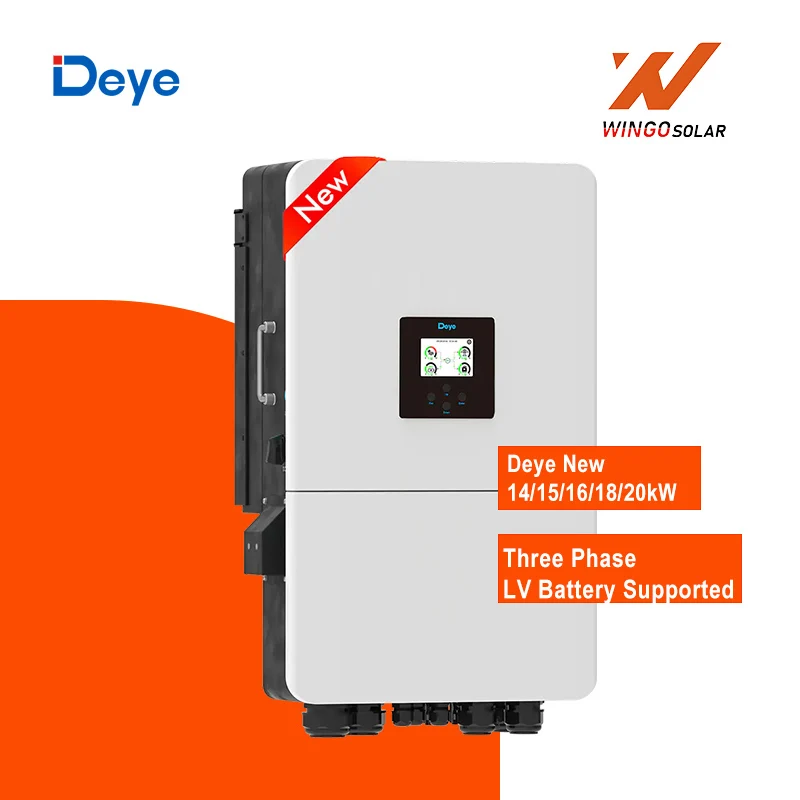 Гибридный инвертор Deye 5 кВт 6 8 10 12 3 фазы 14 15 16 18 20 трехфазный BatterySUN-10 низкого напряжения/12K-SG04LP3-EU