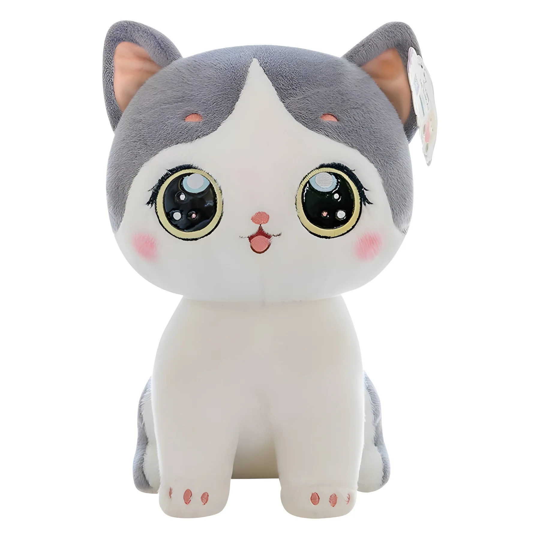 Kinqee Wholesale 2024 Newest Cat Plush Toy Cute Sleep Pillow Anime Soft Kt Cat Plush Toy For Girls