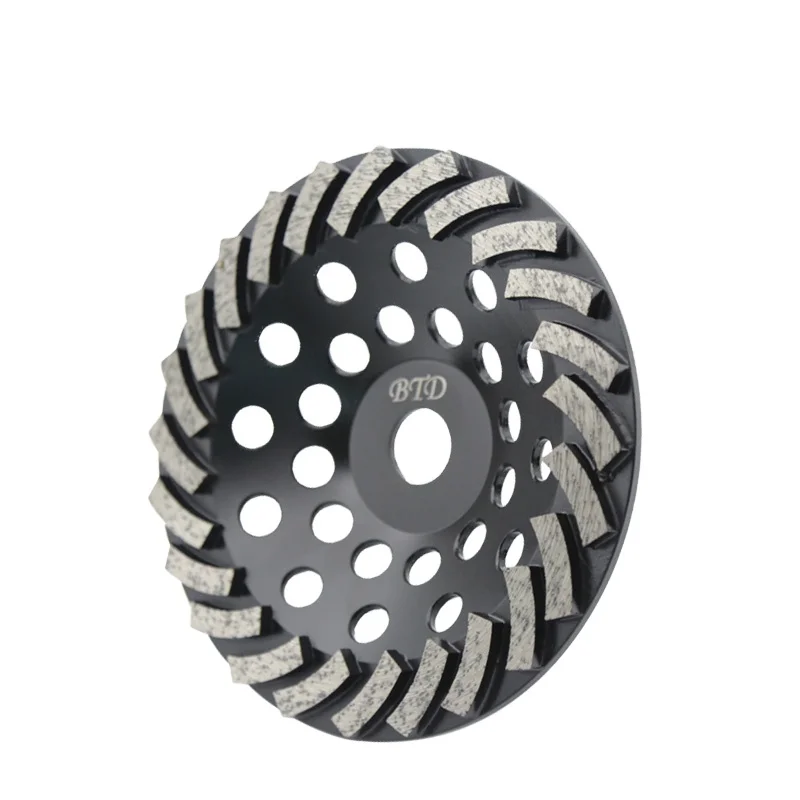 7 inch diamond turbo segment cup grinding wheel for concrete