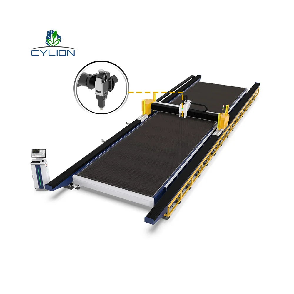 15KW 20KW 30000W Ultra-high Power IPG CNC Bevel Cutting Large Format Fiber Laser Cutting Machine Price