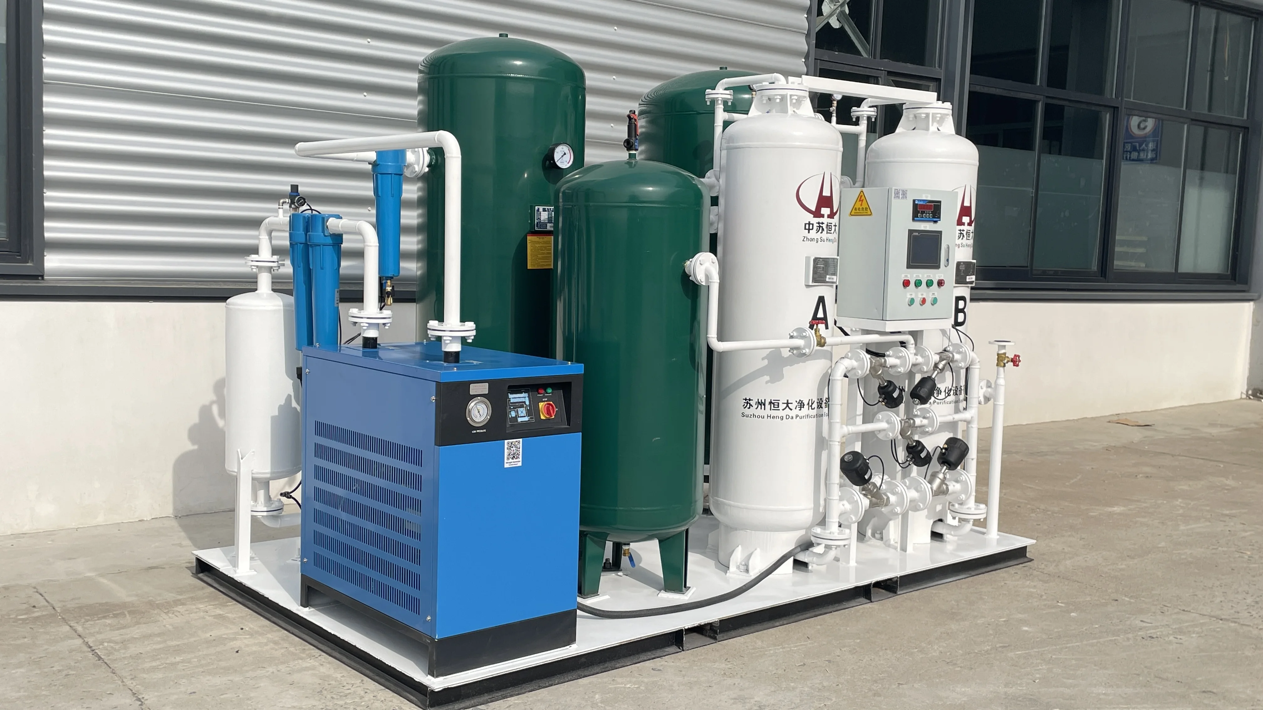 3-1000m3/H N2 Generator Equipment High Quality for Food Packing Psa N2 Plant 99.99% Purity Psa Nitrogen Generator