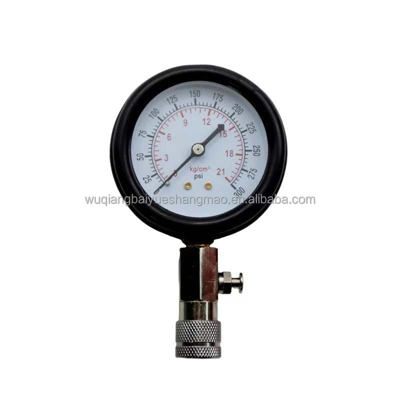 Automotive maintenance tool, multifunctional engine oil pressure tester, cylinder compression gauge