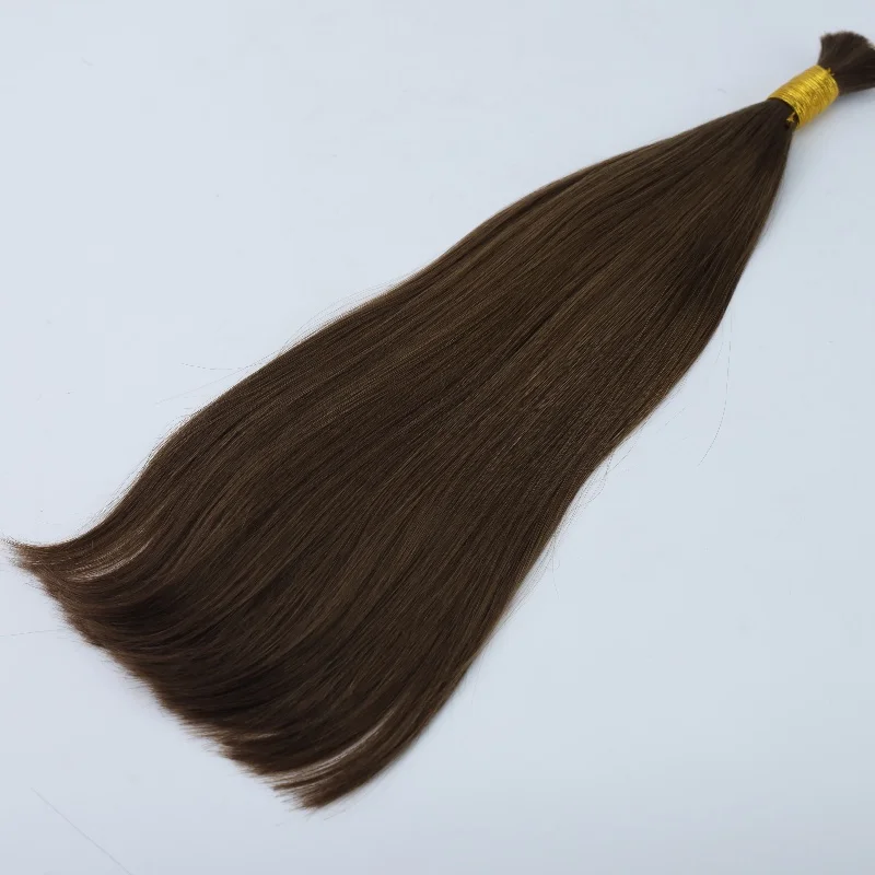 EMEDA double drawn cuticle aligned raw straight hair bulk 18inch 4ash ready to ship